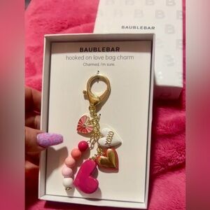 Baublebar "Hooked on Love" TikTok Viral XOXO bag charm- NWT